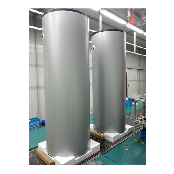 Tangki Penyimpanan Air Mendatar atau Penyelesaian Penyebaran Vertikal Melekap Stainless Steel 